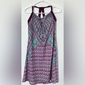 PRANA Quinn Dress Floral Chevron